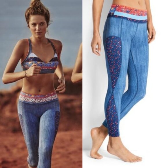 Seafolly Australia Caribbean Kool Leggings Crochet size S - Picture 1 of 15